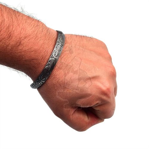 Damascus Steel Bangle - Image 3