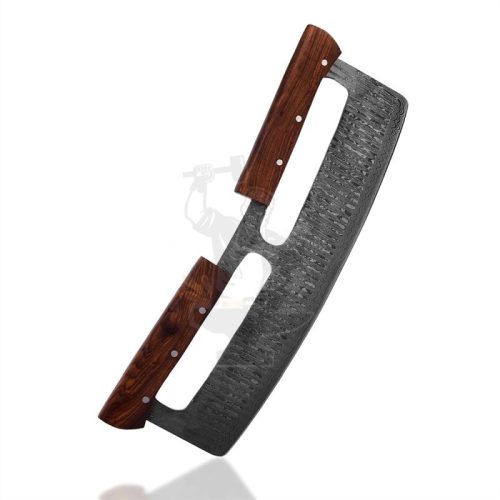 Damascus Steel Large Pizza Cutter/Slicer - Image 2