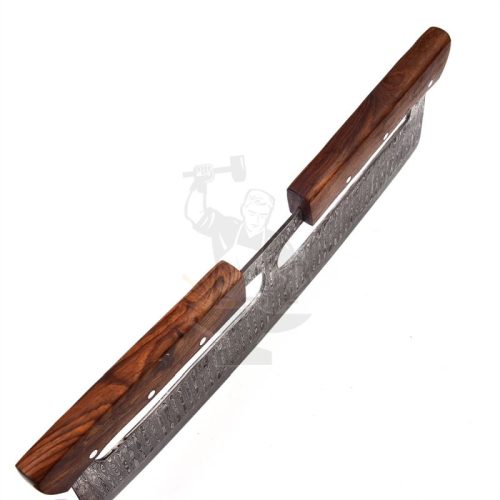 Damascus Steel Large Pizza Cutter/Slicer - Image 3
