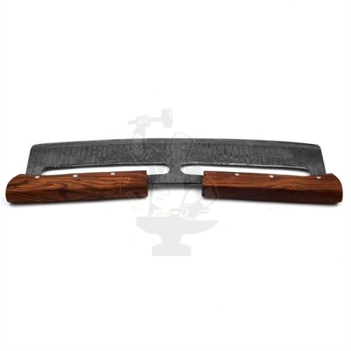 Damascus Steel Large Pizza Cutter/Slicer - Image 4