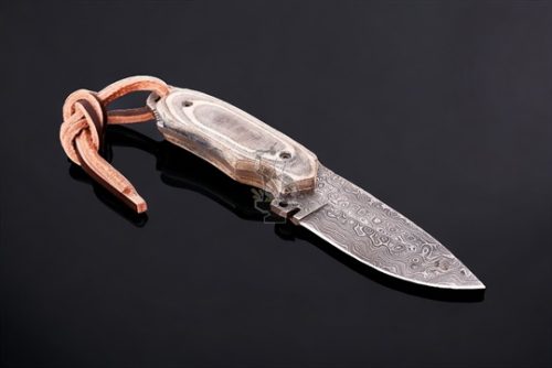 Damascus Steel Skinner Knife - Image 3
