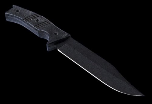 Carbon Steel Powder Coated Combat Tactical knife - Image 2