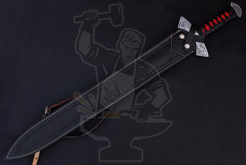 Damascus VIKING SWORD - Image 7