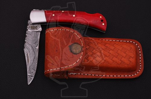 Damascus Folding Knife - Image 3