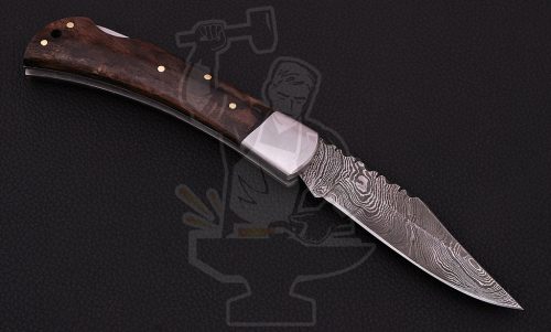Damascus Folding Knife - Image 2