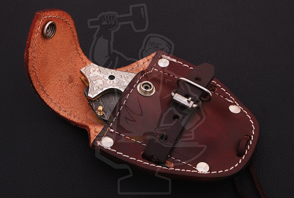 Damascus Folding Knife - Image 6