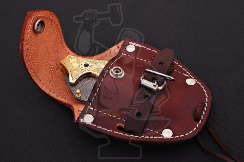 Damascus Folding Knife - Image 6