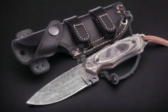 Damascus Steel Skinner Knife
