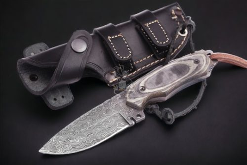Damascus Steel Skinner Knife